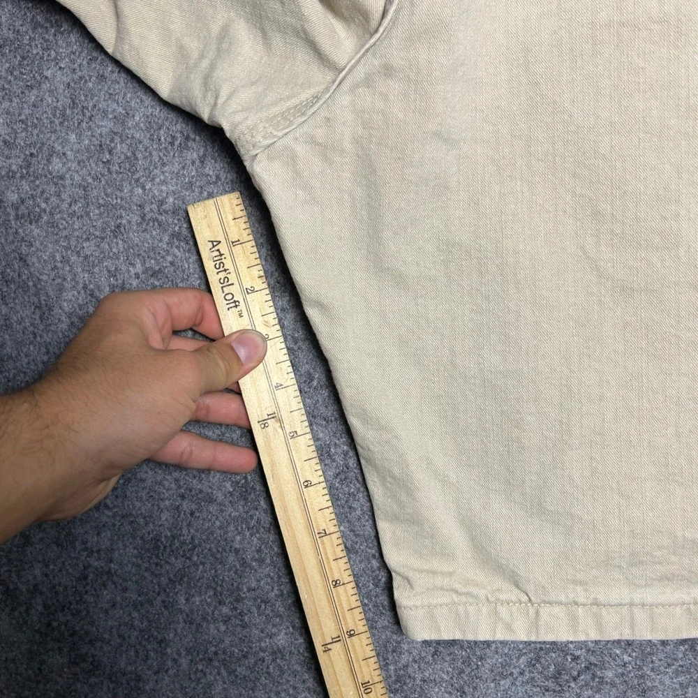 Wrangler Carpenter Shorts Tan Khaki Baggy Skater Y2K Vintage Mens Size 40